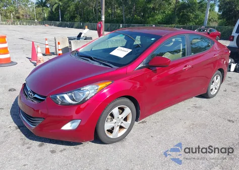 2013 Hyundai Elantra Gls z USA, uszkodzony, nr VIN 5NPDH4AE6DH211403